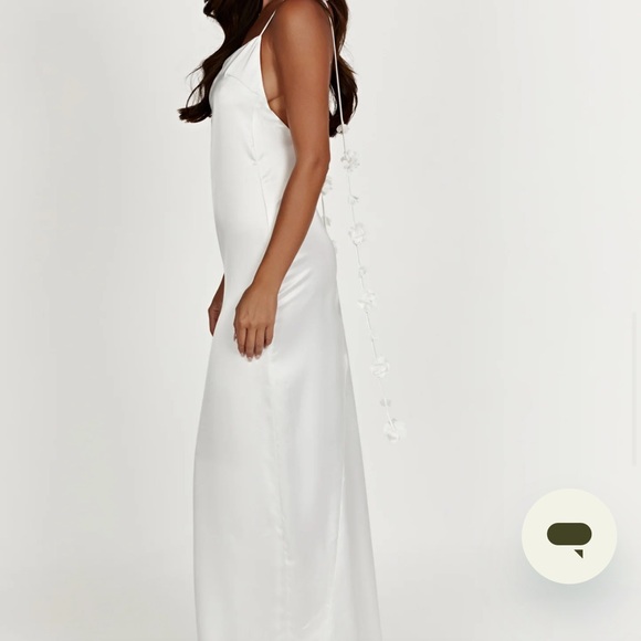 NWT Meshki Elenora Rose Gown - White Extra Small - Picture 4 of 5